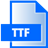 TTF File Extension Icon